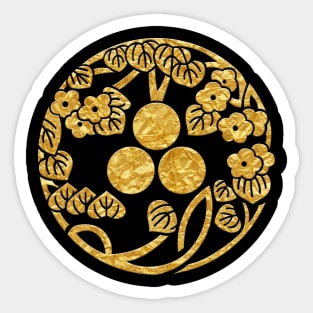 Japanese Mon Kaki Edamaru Sticker